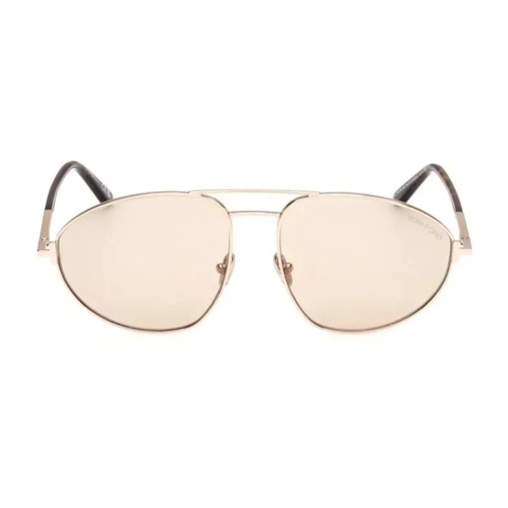 NEW TOM FORD SUNGLASSES GOLD BROWN MEN EYEWEAR TOM FORD